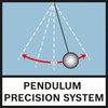 Pendulum Prec. System Прецизионная маятниковая система состоит из высокоточных закаленных фасонных деталей и оптики с амортизатором